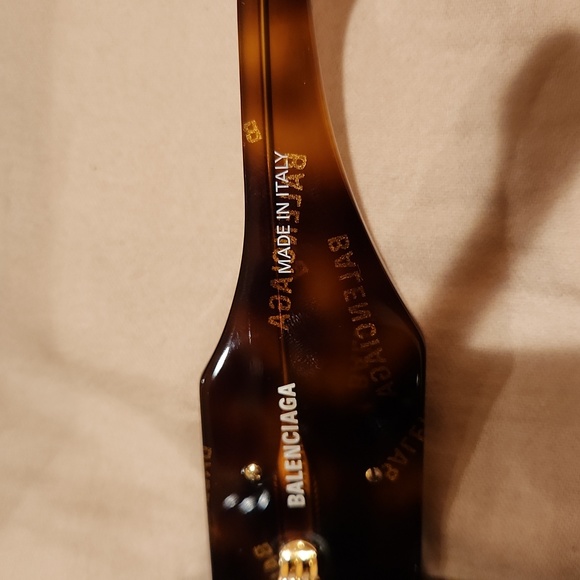 BALENCIAGA Paris D-Frame Sunglasses Havana Brown - Picture 6 of 7